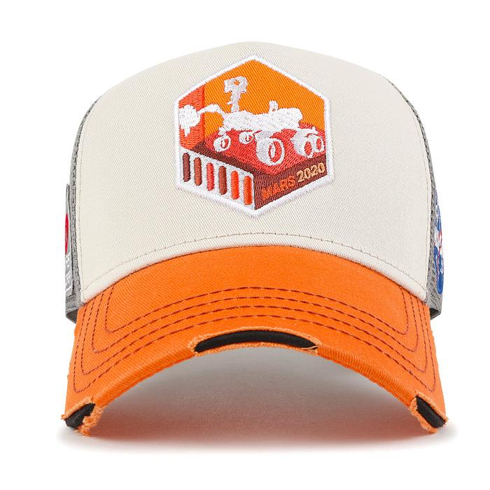 Ililily Ililily PREMIUM NASA Mission Hexagon Patch Embroidery Structured Baseball Cap