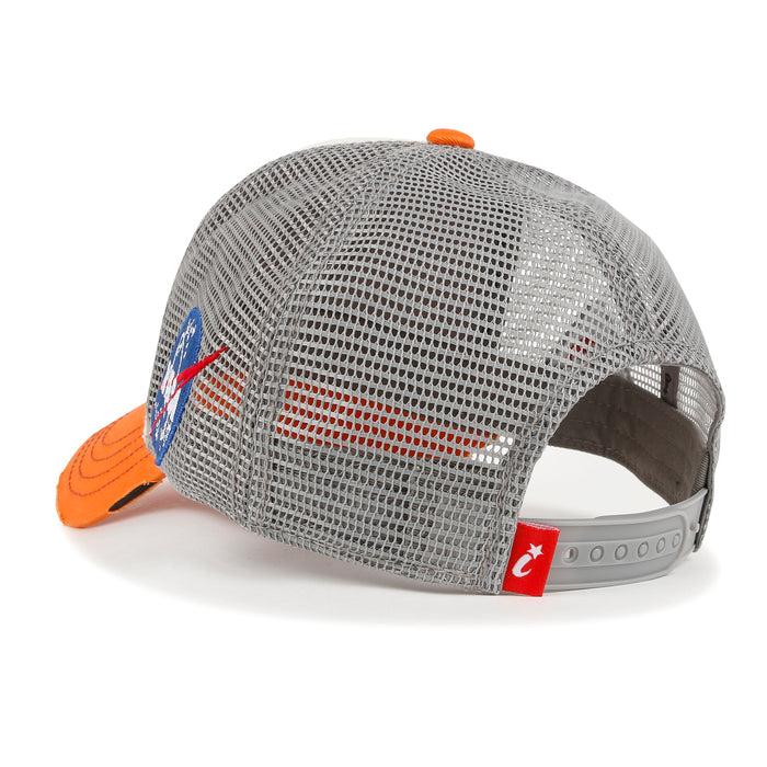 Ililily Ililily PREMIUM NASA Mission Hexagon Patch Embroidery Structured Baseball Cap