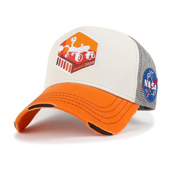 ililily ililily PREMIUM NASA Mission Hexagon Patch Embroidery Structured Baseball Cap
