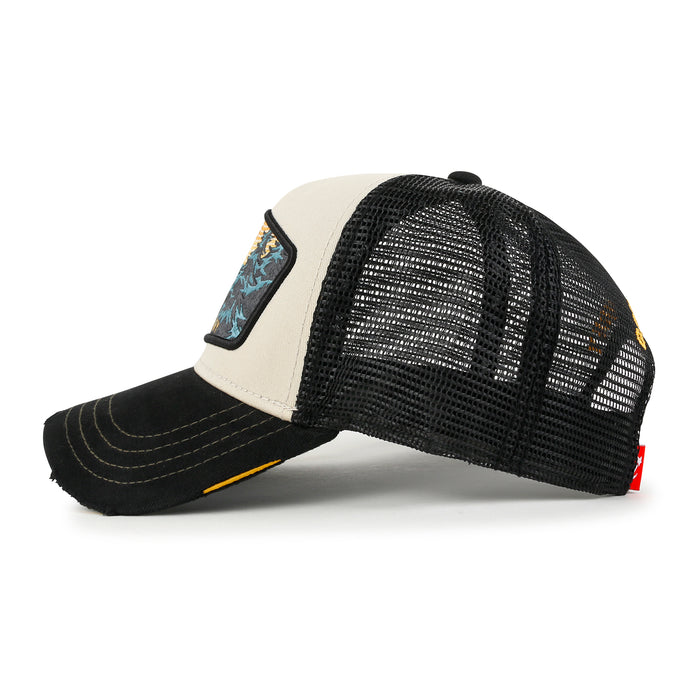 Ililily Ililily PREMIUM National Park Great Smoky Embroidery Baseball Cap Structured Trucker Hat