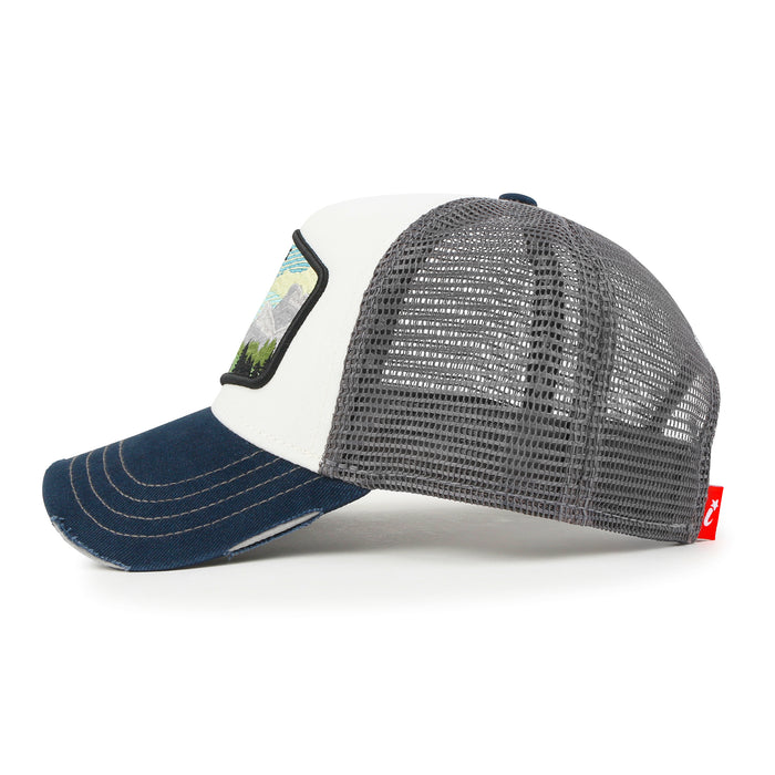 Ililily Ililily Premium Yosemite National Park Embroidery Baseball Cap Structured Casual Trucker Hat
