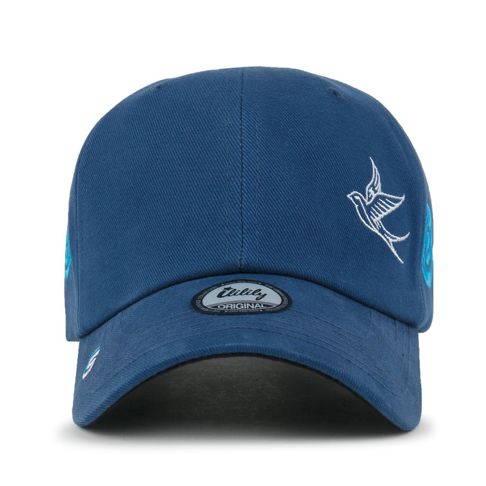 Ililily Ililily Women Embroidered Baseball Cap Firm Premium Cotton Hat