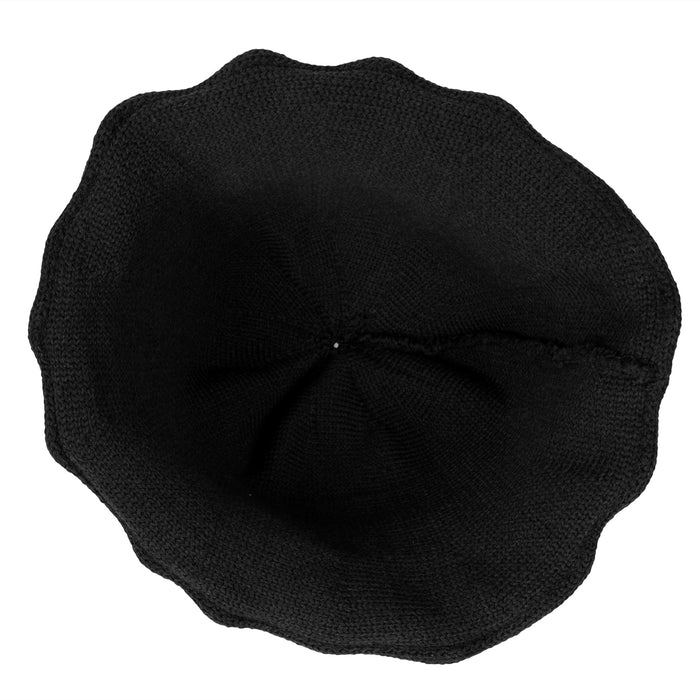 Ililily Ililily Women Knitted Floppy Round Top Fedora Feminine Bucket Hat