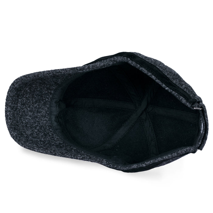 Ililily Ililily Women Short Brim Baseball Cap Suede Band Velcro Adjustable Trucker Hat