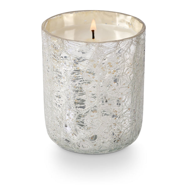 Illume Balsam & Cedar Small Boxed Crackle Glass Candle