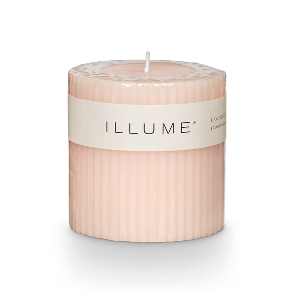 illume Coconut Milk Mango Small Fragranced Pillar Candle