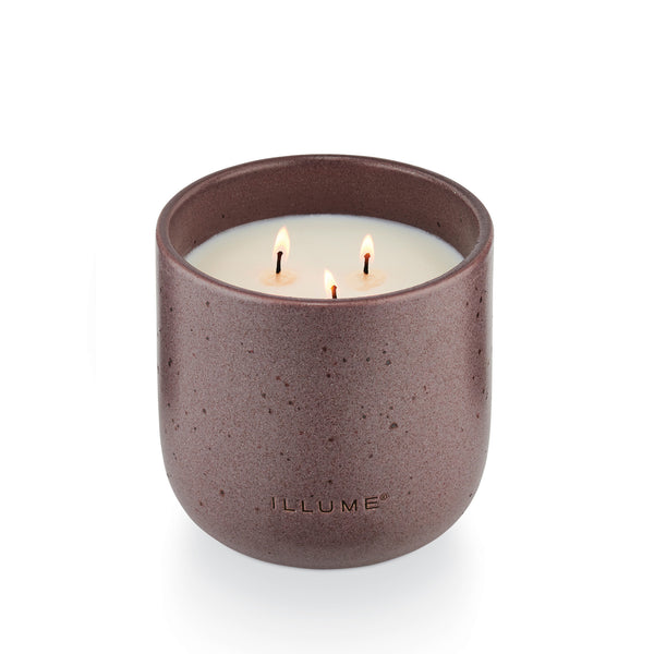 Illume Cypress Lavender Medium Outdoor Ceramic Candle