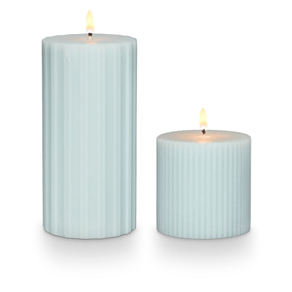 Illume Fresh Sea Salt Small Fragranced Pillar Candle