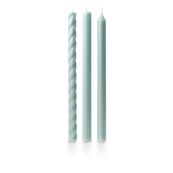 Illume Assorted Light Blue Candle Tapers 3-Pack