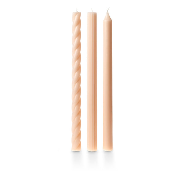 Illume Assorted Pale Pink Candle Tapers 3-Pack