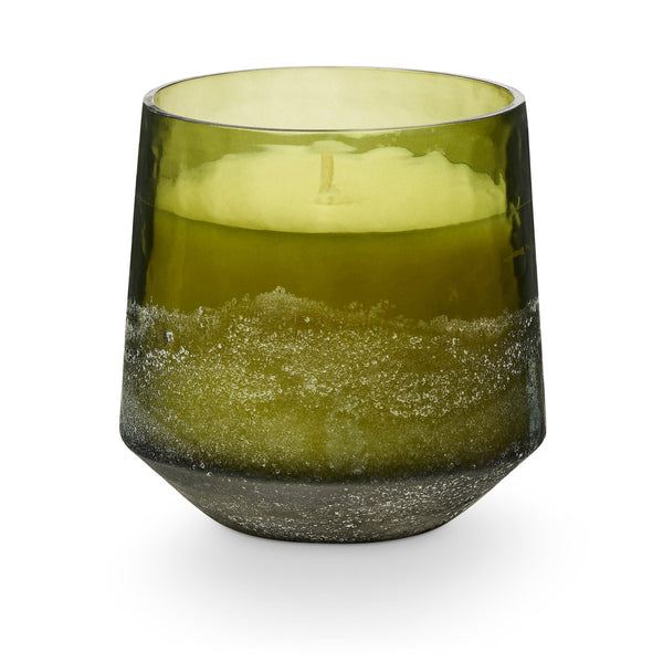 illume Balsam & Cedar Baltic Glass Candle