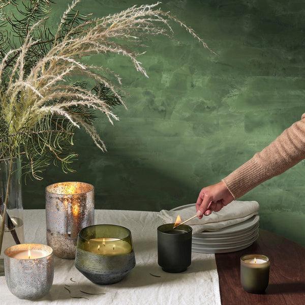 Illume Balsam & Cedar Boxed Glass Candle Refill
