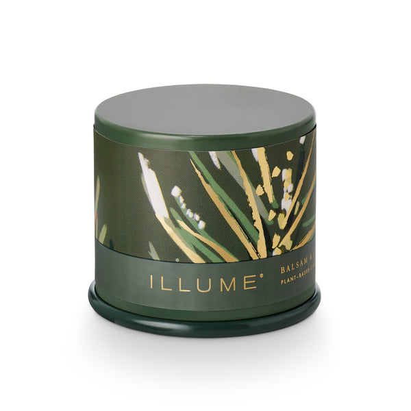 illume Balsam & Cedar Demi Vanity Tin Candle