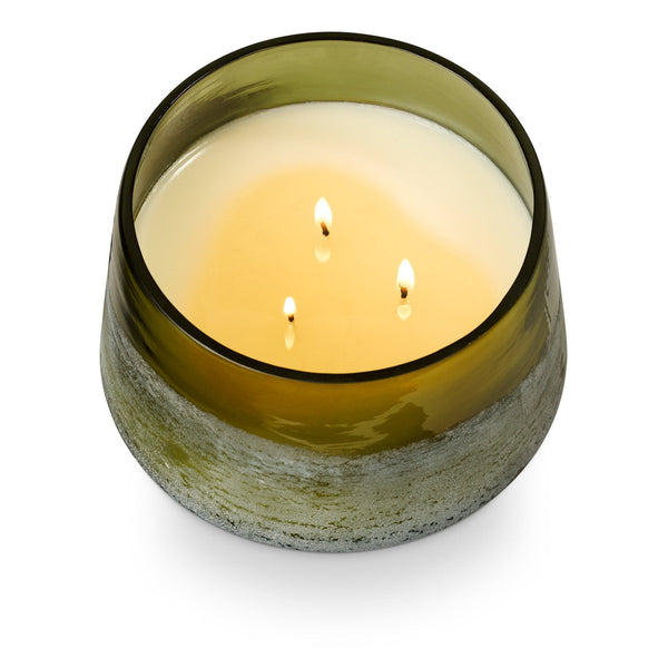 Illume Balsam & Cedar Large Baltic Glass Candle