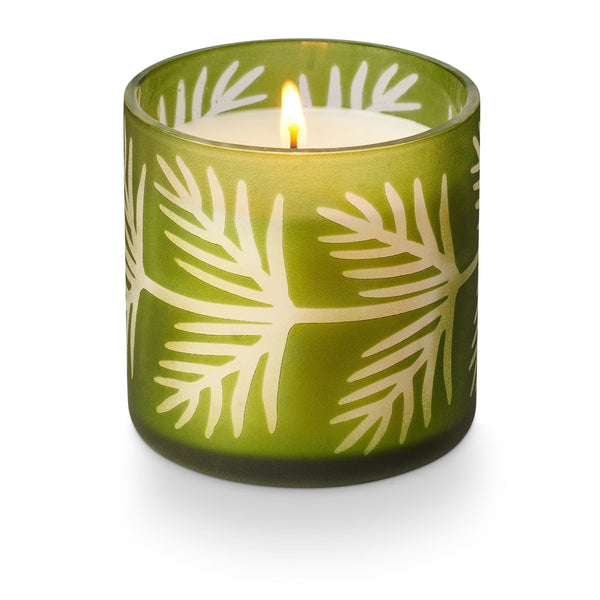 Illume Balsam & Cedar Pine Glass Candle