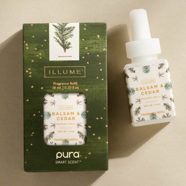 Illume Balsam & Cedar Pura Smart Vial Refill Info