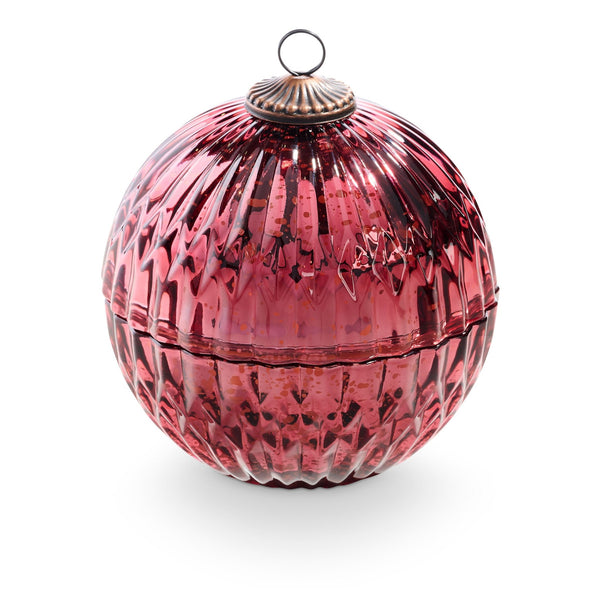 illume Balsam & Cedar Red Mercury Ornament Candle