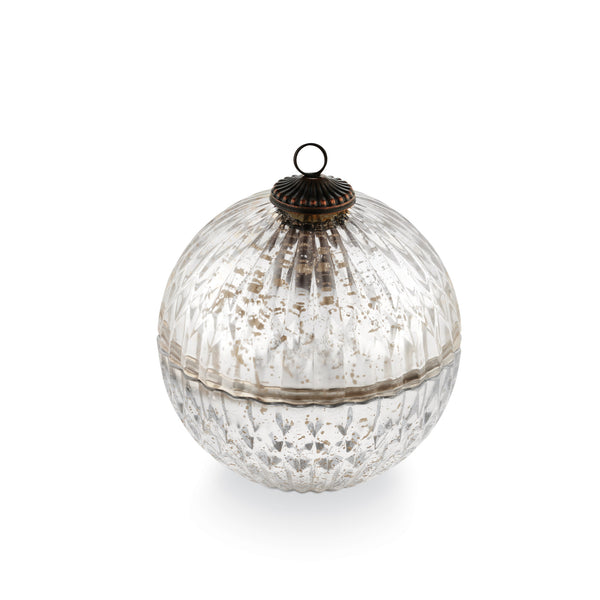Illume Balsam & Cedar Silver Mercury Ornament Candle