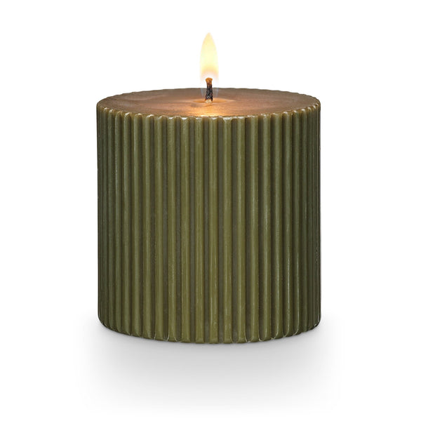 Illume Balsam & Cedar Small Fragranced Pillar Candle