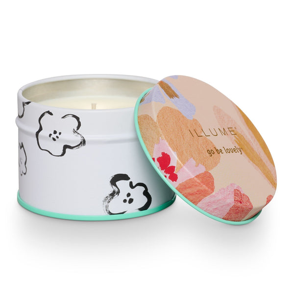 illume Blood Orange Dahlia Fleur Tin Candle