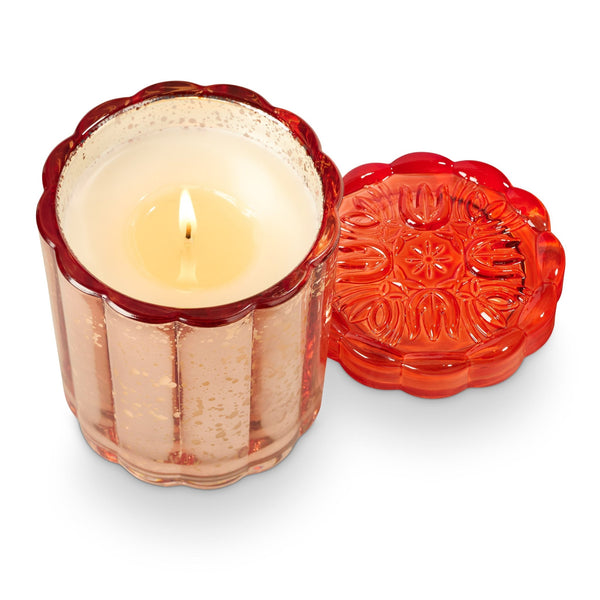 Illume Blood Orange Dahlia Flourish Glass Candle