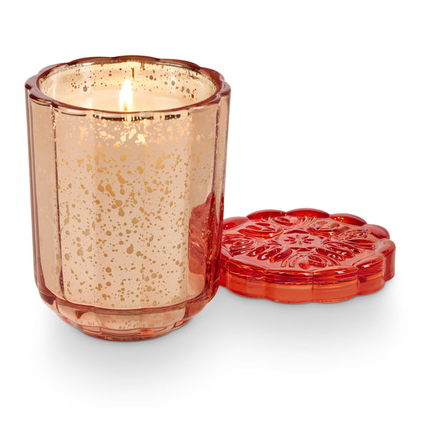 illume Blood Orange Dahlia Flourish Glass Candle