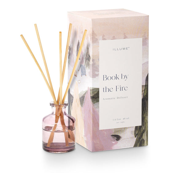 illume Book by the Fire Mini Aromatic Diffuser