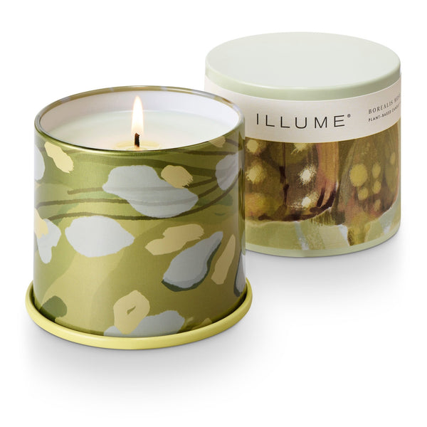 Illume Borealis Moss Vanity Tin Candle
