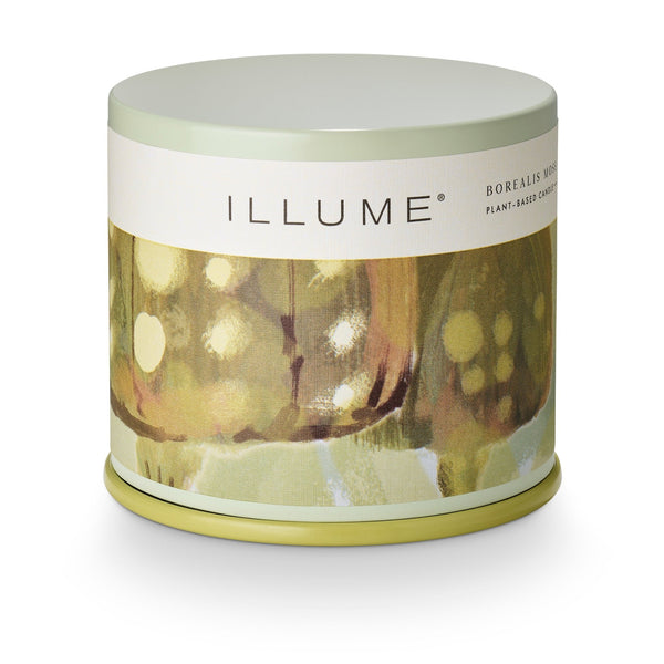 illume Borealis Moss Vanity Tin Candle