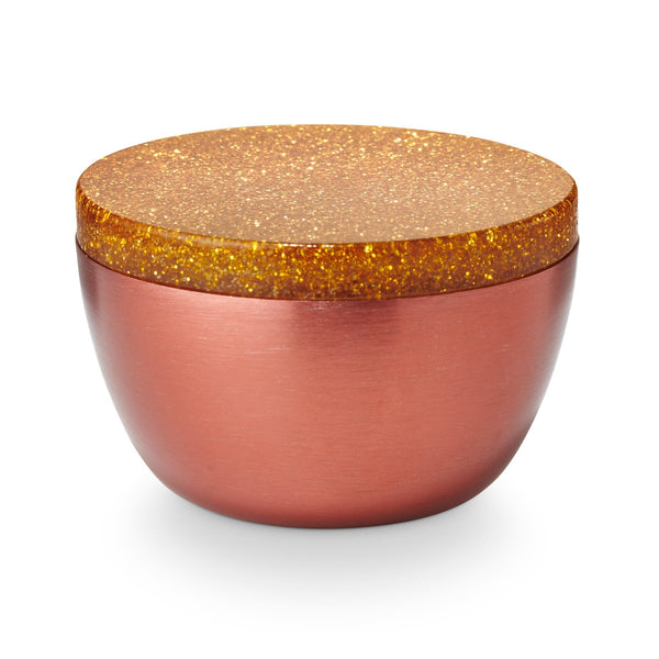 illume Brandied Pear Sparkle Lidded Tin Candle