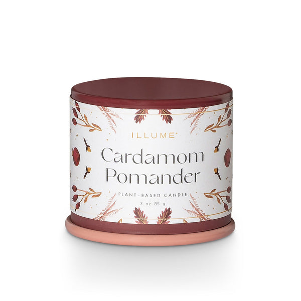 illume Cardamom Pomander Demi Vanity Tin Candle