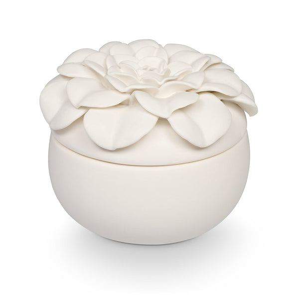 Illume Citrus Crush Ceramic Flower Candle