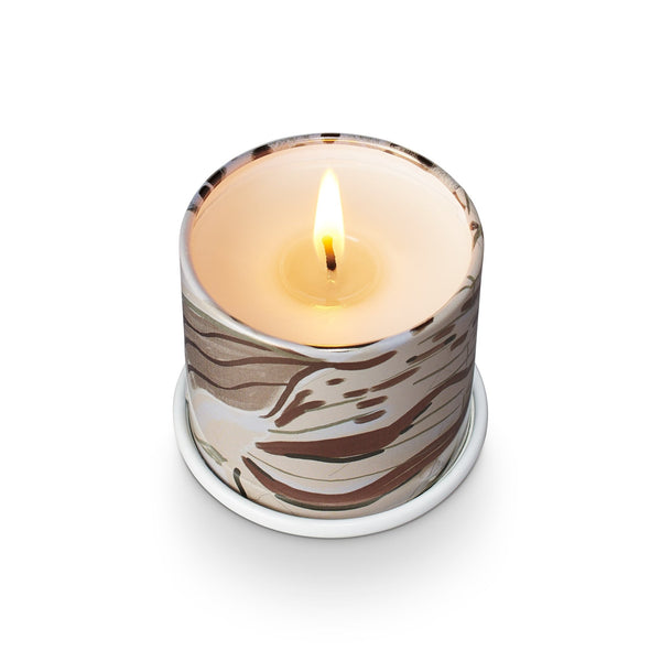 Illume Driftwood Demi Vanity Tin Candle