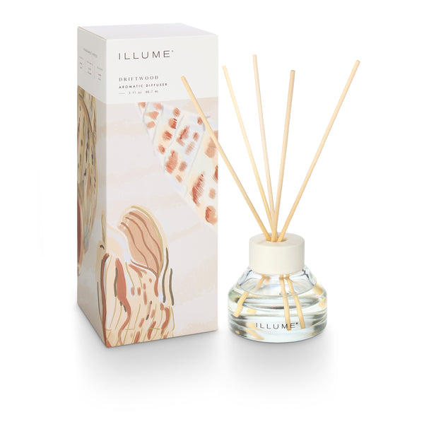 illume Driftwood Refillable Aromatic Diffuser