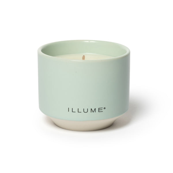 illume Fresh Sea Salt Matte Ceramic Candle