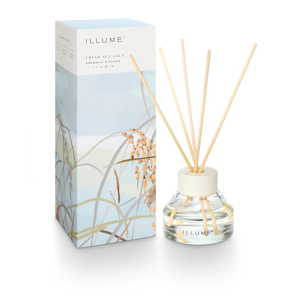 illume Fresh Sea Salt Refillable Aromatic Diffuser