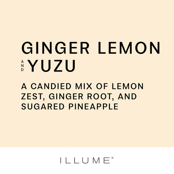Illume Ginger Lemon And Yuzu Cork Tin Candle