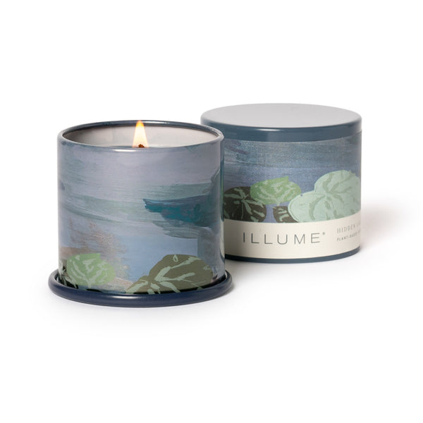 Illume Hidden Lake Demi Vanity Tin Candle
