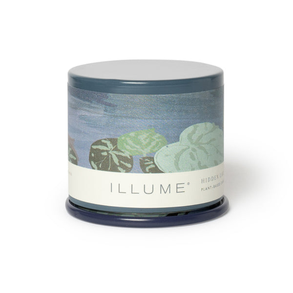 illume Hidden Lake Demi Vanity Tin Candle