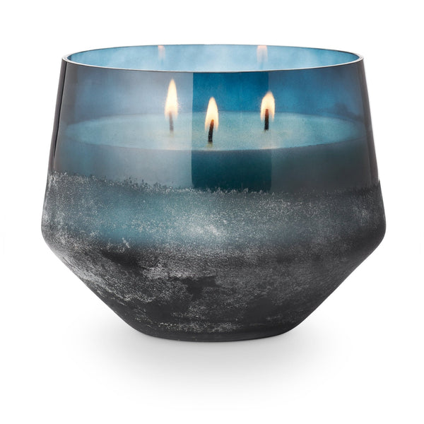 Illume Hidden Lake Large Baltic Glass Candle