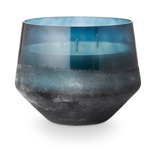 illume Hidden Lake Large Baltic Glass Candle