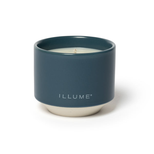 illume Hidden Lake Matte Ceramic Candle