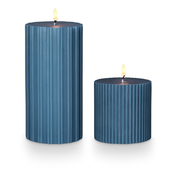 Illume Hidden Lake Medium Fragranced Pillar Candle