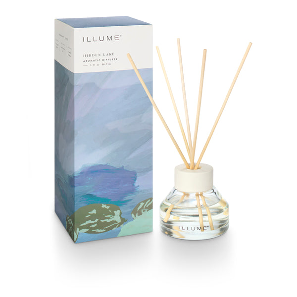 illume Hidden Lake Refillable Aromatic Diffuser