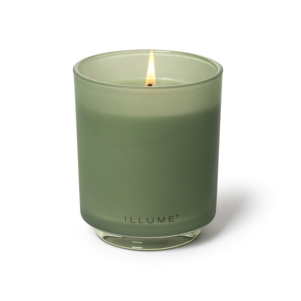Illume Hinoki Sage Boxed Glass Candle