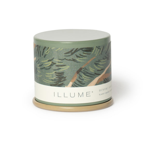 illume Hinoki Sage Demi Vanity Tin Candle