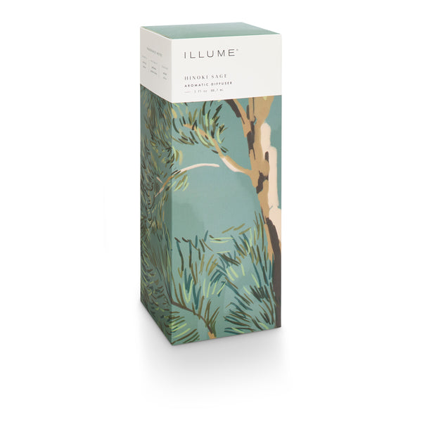 Illume Hinoki Sage Refillable Aromatic Diffuser