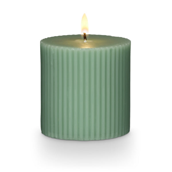 Illume Hinoki Sage Small Fragranced Pillar Candle