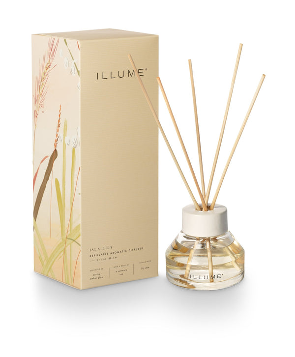 illume Isla Lily Refillable Aromatic Diffuser