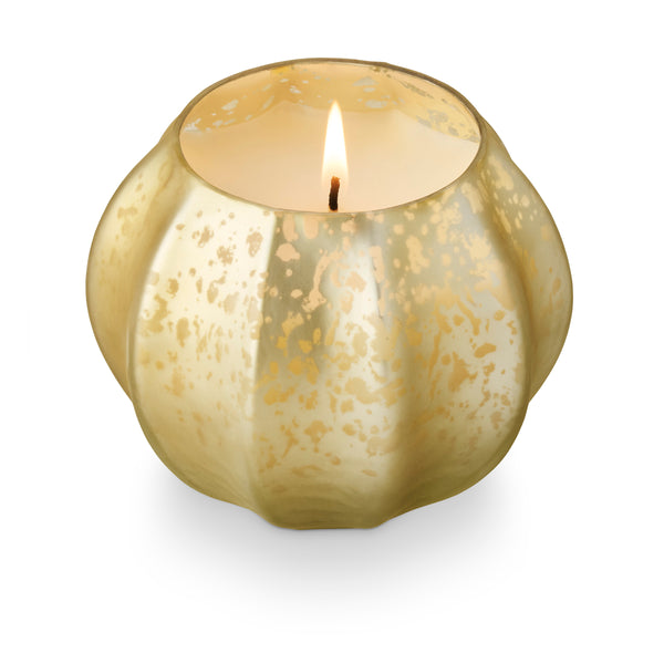 Illume Leaves & Acorns Mercury Pumpkin Candle